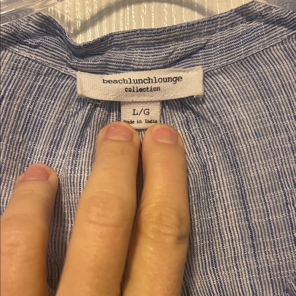 beachlunchlounge Light Blue Women's Blouse - Picture 2 of 5